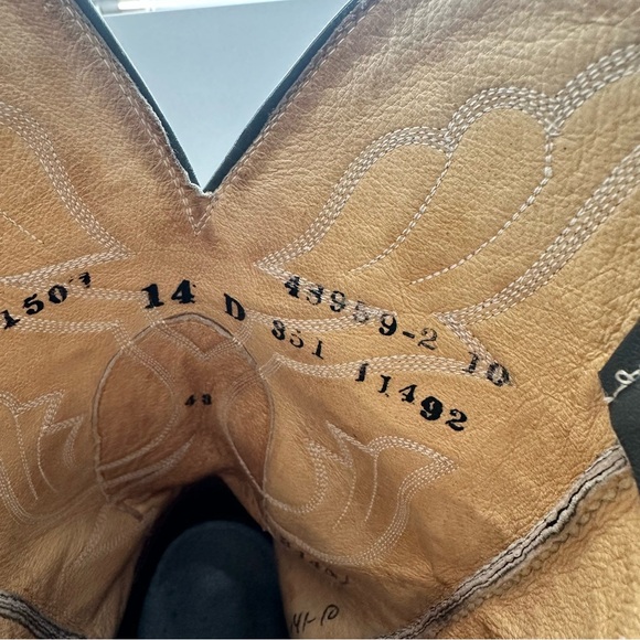 HONDO BOOTS Vintage Western Leather Cowboy Boots Men’s Size 14 - Picture 10 of 13